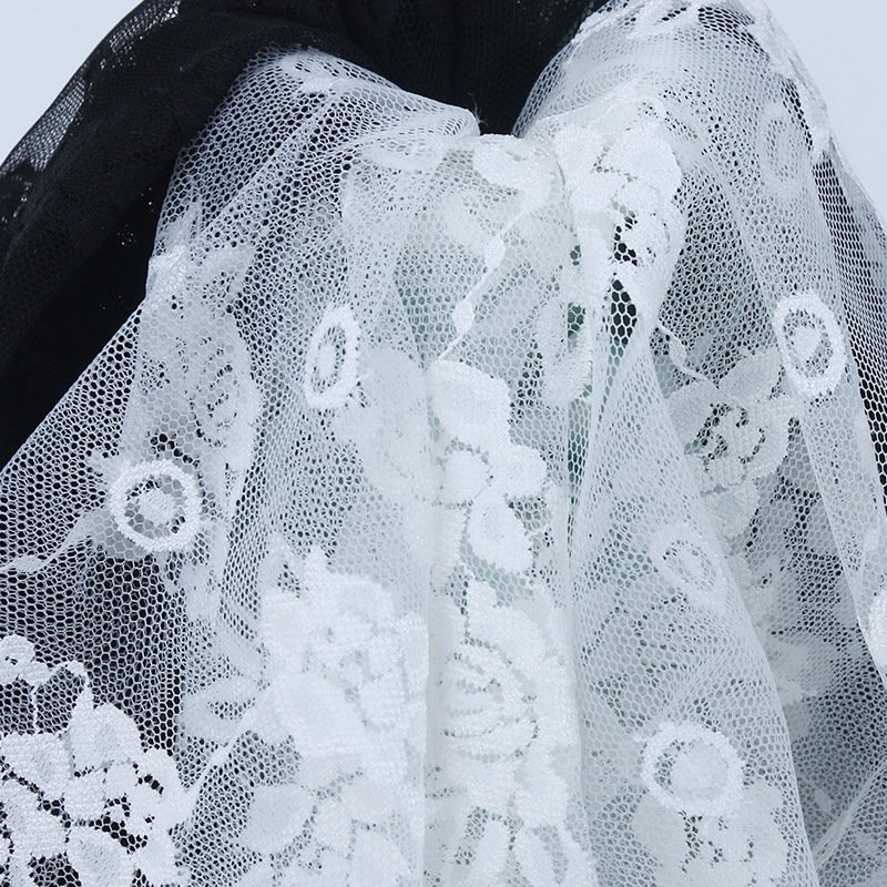 Lace Fabric Cutwork Lace Trim Nylon for Apparel Wholesale Supplier 4